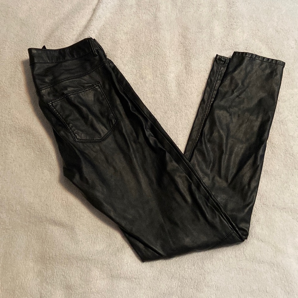 H&M Faux Leather Skinny Pants - Picture 1 of 6